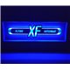 DAF XFLED Spiegel logo / Ledbord / Vrachtwagenlogo D02-BLUE