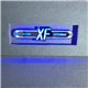 DAF XFLED Spiegel logo / Ledbord / Vrachtwagenlogo D02-BLUE