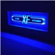 DAF XFLED Spiegel logo / Ledbord / Vrachtwagenlogo D02-BLUE