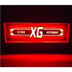 DAF XGLED Spiegel logo / Ledbord / Vrachtwagenlogo D03-RED