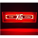 DAF XGLED Spiegel logo / Ledbord / Vrachtwagenlogo D03-RED