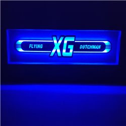 DAF XGLED Spiegel logo / Ledbord / Vrachtwagenlogo D03-BLUE