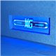 DAF XGLED Spiegel logo / Ledbord / Vrachtwagenlogo D03-BLUE