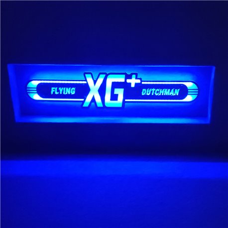 DAF XG+LED Spiegel logo / Ledbord / Vrachtwagenlogo D04-BLUE