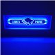 MANLED Spiegel logo / Ledbord / Vrachtwagenlogo Lion's Pride M01-BLUE