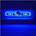 MANLED Spiegel logo / Ledbord / Vrachtwagenlogo Lion's Pride M01-BLUE