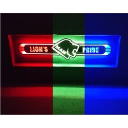 MANLED Spiegel logo / Ledbord / Vrachtwagenlogo Lion's Pride M01-RGB