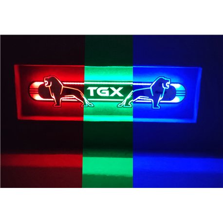 MAN TGXLED Spiegel logo / Ledbord / Vrachtwagenlogo M02-RGB