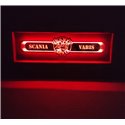 Scania Vabis LED Spiegel logo / Ledbord / Vrachtwagenlogo S01-RED