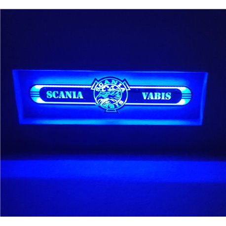 Scania Vabis LED Spiegel logo / Ledbord / Vrachtwagenlogo S01-BLUE