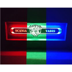 Scania Vabis LED Spiegel logo / Ledbord / Vrachtwagenlogo S01-RGB