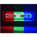 Scania Vabis LED Spiegel logo / Ledbord / Vrachtwagenlogo S01-RGB