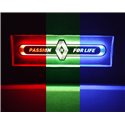 RenaultLED Spiegel logo / Ledbord / Vrachtwagenlogo Passion for Life R01-RGB