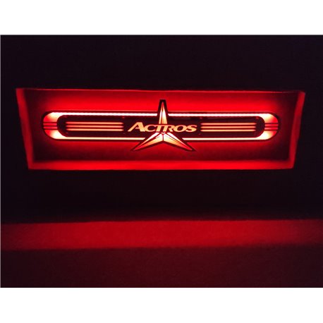 Mercedes ActrosLED Spiegel logo / Ledbord / Vrachtwagenlogo MB01-RED