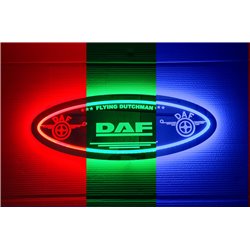 DAF LED Spiegel logo / Ledbord / Vrachtwagenlogo D05-RGB