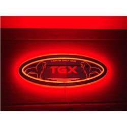 MAN TGX LED Spiegel logo / Ledbord / Vrachtwagenlogo M03-RED