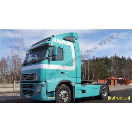 Dakspoiler + zijfenders Volvo FH Globetrotter